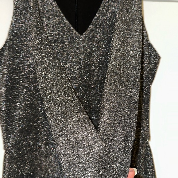 Michael by Michael Kors black/silver stretch jumpsuit - Picture 3 of 7